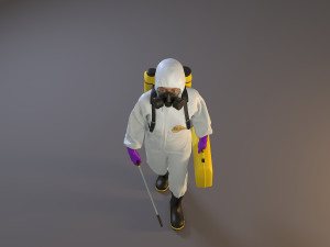 biohazard suit female acc 2130 002 3D Модель