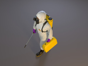 biohazard suit female acc 2130 002 3D Модель