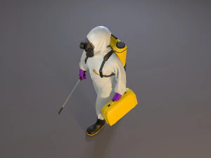 biyolojik tehlike kıyafeti kadın acc 2130 002 3D Model