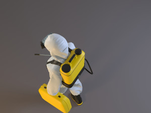 biohazard suit female acc 2130 002 3D Модель