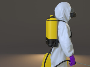 biohazard suit female acc 2130 002 3D Модель