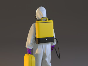 biohazard suit female acc 2130 002 3D Модель