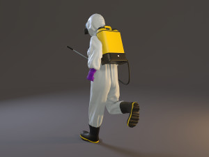 biohazard suit female acc 2130 003 Modèle 3D