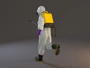 biyolojik tehlike kıyafeti kadın acc 2130 003 3D Model