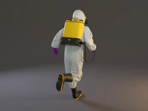 biyolojik tehlike kıyafeti kadın acc 2130 003 3D Model