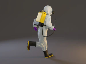 biyolojik tehlike kıyafeti kadın acc 2130 003 3D Model