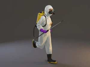 biyolojik tehlike kıyafeti kadın acc 2130 003 3D Model