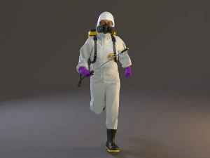 biyolojik tehlike kıyafeti kadın acc 2130 003 3D Model