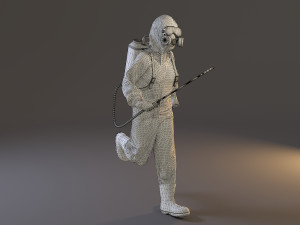 biohazard suit female acc 2130 003 Modèle 3D