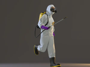 biyolojik tehlike kıyafeti kadın acc 2130 003 3D Model