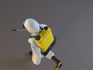 biohazard suit female acc 2130 003 Modèle 3D
