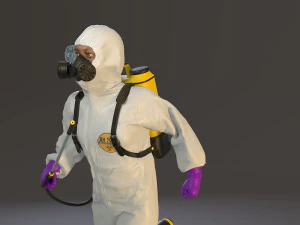 biyolojik tehlike kıyafeti kadın acc 2130 003 3D Model