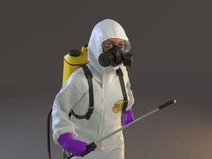 biohazard suit female acc 2130 003 Modèle 3D