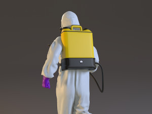 biohazard suit female acc 2130 003 Modèle 3D