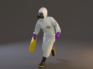 biohazard suit female acc 2130 004 3D 模型