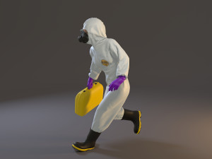 biohazard suit female acc 2130 004 3D 模型