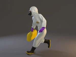 combinaison contre les risques biologiques femme acc 2130 004 Modèle 3D