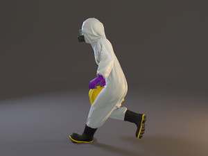 biohazard suit female acc 2130 004 3D 模型