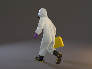 biohazard suit female acc 2130 004 3D 模型