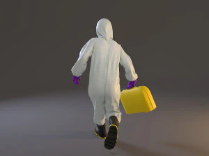 combinaison contre les risques biologiques femme acc 2130 004 Modèle 3D