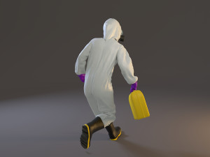 biohazard suit female acc 2130 004 3D 模型