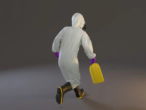 combinaison contre les risques biologiques femme acc 2130 004 Modèle 3D