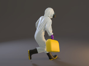 biohazard suit female acc 2130 004 3D 模型