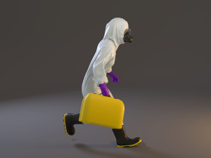 biohazard suit female acc 2130 004 3D 模型