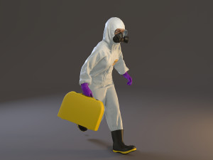 biohazard suit female acc 2130 004 3D 模型