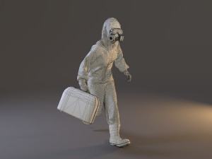 biohazard suit female acc 2130 004 3D 模型