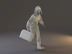 combinaison contre les risques biologiques femme acc 2130 004 Modèle 3D