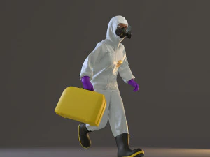 combinaison contre les risques biologiques femme acc 2130 004 Modèle 3D