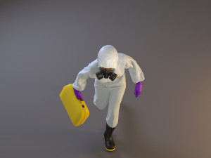 biohazard suit female acc 2130 004 3D 模型