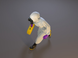 biohazard suit female acc 2130 004 3D 模型