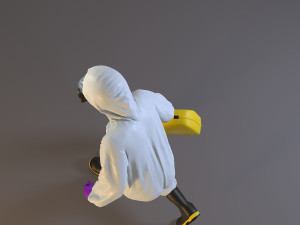 biohazard suit female acc 2130 004 3D 模型