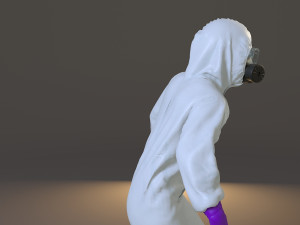 biohazard suit female acc 2130 004 3D 模型