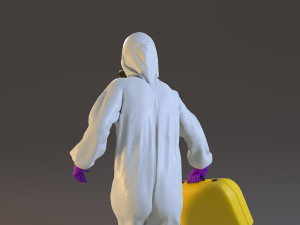 biohazard suit female acc 2130 004 3D 模型