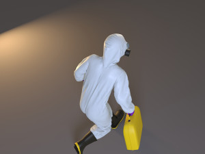 biohazard suit female acc 2130 004 3D 模型