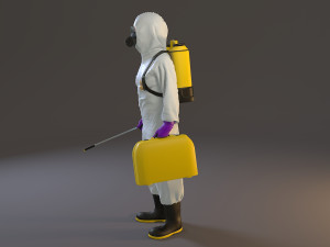 biohazard suit female acc 2130 005 Model 3D