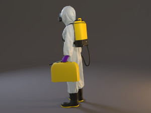 biohazard suit female acc 2130 005 Model 3D