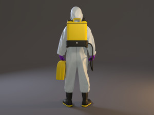 biohazard suit female acc 2130 005 Model 3D