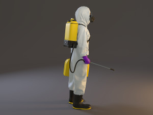 biohazard suit female acc 2130 005 Model 3D