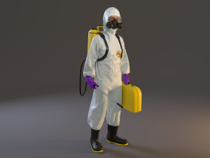 biohazard suit female acc 2130 005 Model 3D