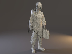 biohazard suit female acc 2130 005 Model 3D