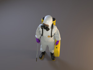 biohazard suit female acc 2130 005 Model 3D