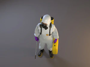 biohazard suit female acc 2130 005 3D Model