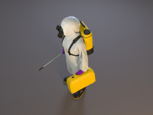 biohazard suit female acc 2130 005 Model 3D