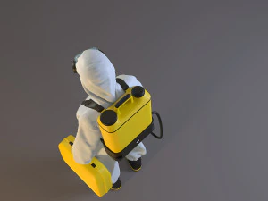 biohazard suit female acc 2130 005 3D Model