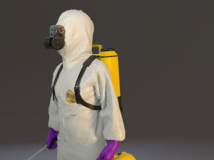 biohazard suit female acc 2130 005 Model 3D