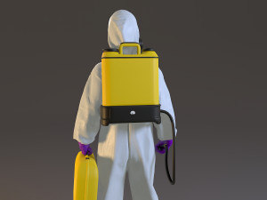 biohazard suit female acc 2130 005 Model 3D